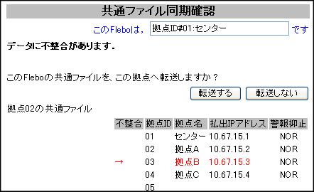 同期確認３